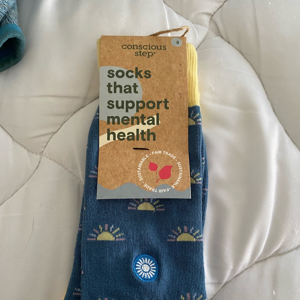 Conscious Step Socks That Support Mental Health Brand New